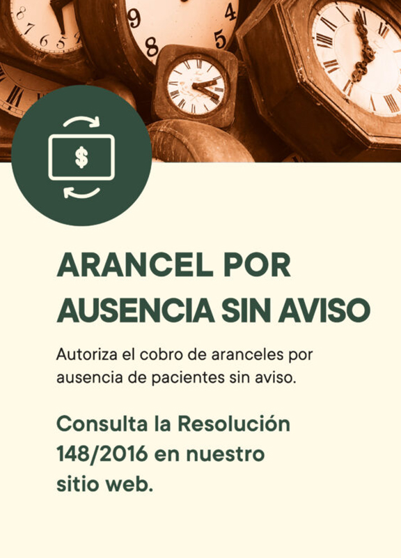 Arancel por ausencia sin aviso